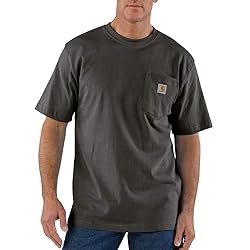 Carhartt mens Loose Fit Heavyweight Short-sleeve