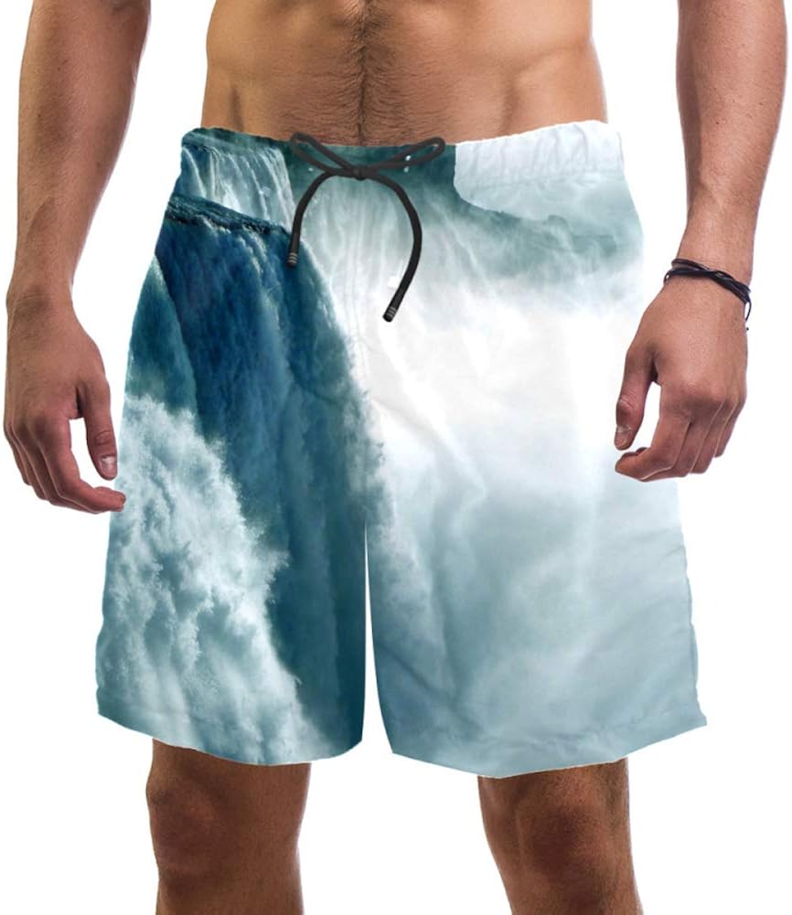 TIZORAX Niagara-Falls Summer Hawaii - Pantalones cortos de baño para