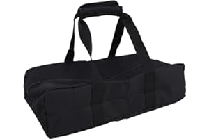 Keenso Bocci Accessories Bag Wearproof Oxford Fabric for Bocce Ball Lawn Beach Yard Black