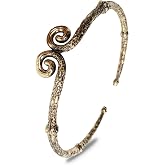 SEMSOIIO Monkey King Gold Band Headdress, Monkey King Role Play Costume Accessories,monkey headband，Mardi Gras Party Masquerade Performance Decoration - Black 1 Piece