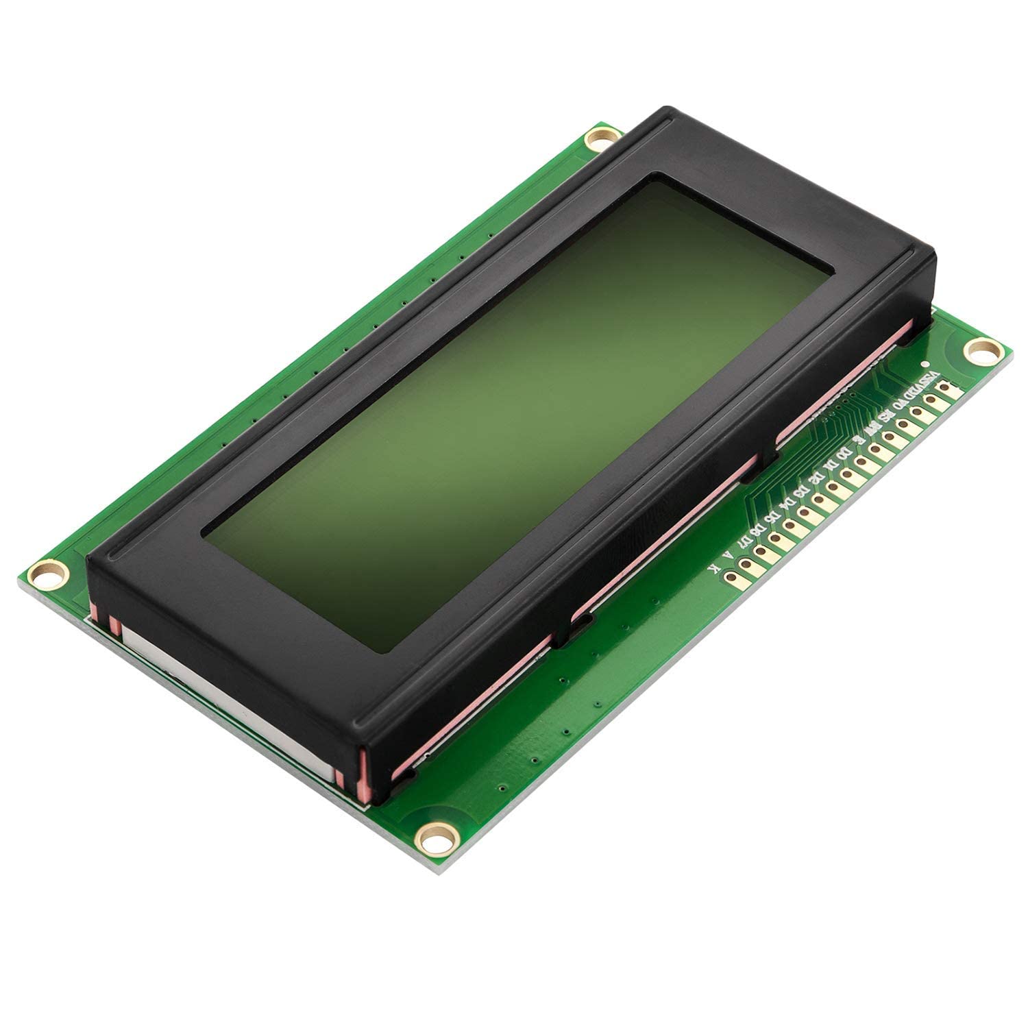 AZDelivery Compatible with HD44780 2004 4x20 Serial LCD Black Character Green Backlight Display Board 3.3V 5V Compatible with Arduino and Raspberry Pi Including E-book!