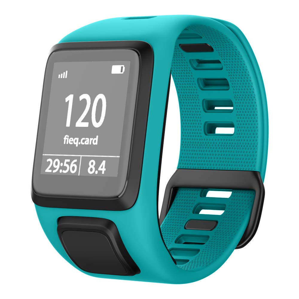 NotoCity for Tomtom Strap, Watch Strap Replacement for Tomtom Runner 3, Spark 3, Runner 2, Spark, Golfer 2,Adventurer(dark geen)