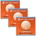 Van Der Hagen Men's Luxury Fragrance Free Shave Soap (Pack of 3)