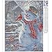 Sqailer 5D DIY Diamond Painting Full Square Drill Snowman Rhinestone Embroidery for Wall Decoration 12X16 inches