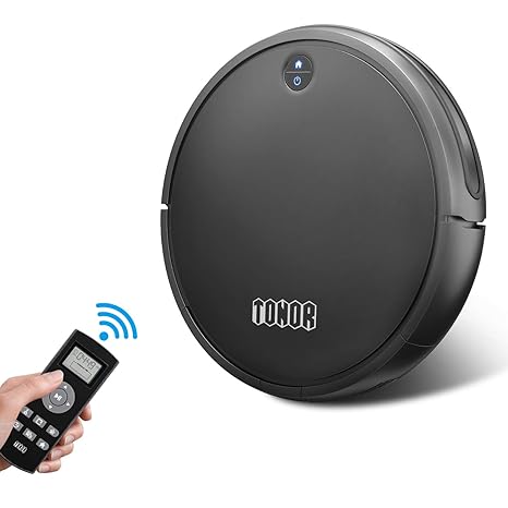 Rv 03 Robot Vacuum With Strong Power Suction Tonor Self Charging Robotic Vacuum Cleaner Hepa Filter For Clean Carpet Hardwood Floor Pet Fur And Aller