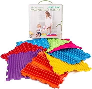 Massage Module Game Mat for Kids - Orthopedic Massage Puzzle Floor mats - Carpet