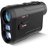 Golf Rangefinder with Slope, 1000 Yards Range Finder Golf, 6X Magnification, Flag Locking Vibration, Rechargeable Laser Range Finder
