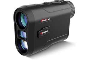 FLAGFRONT Golf Rangefinder with Slope, 1000 Yards Range Finder Golf, 6X Magnification, Flag Locking Vibration, Rechargeable Laser Range Finder