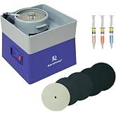 Deruilong 4&rdquo; Flat Grinding Machine - Grinding Equipment - Shaping and Polishing Tools, Resin Mineral Rock Polishing Machines, Grinding Machines, Includes Rock Mineral Polishing Machine Accessory Kit