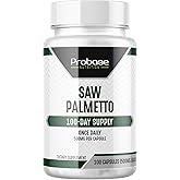 Probase Nutrition Saw Palmetto Support for Prostate and Urinary Health, Herbal Health Supplement, 500mg, 100 Capsules 3+ Month Supply