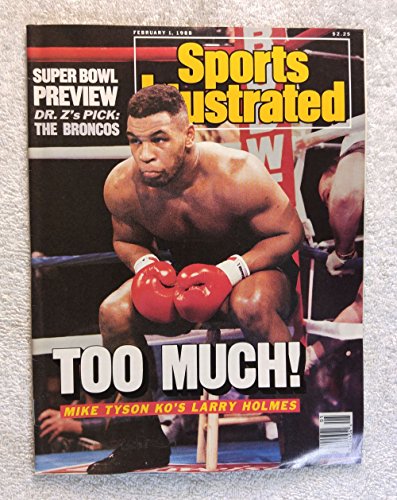 Mike Tyson KO's Larry Holmes - Super Bowl XXII Preview - Denver Broncos vs Washington Redskins - Sports Illustrated - February 1, 1988 - SI