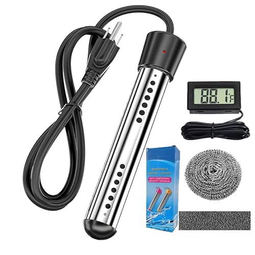 thumbnail image 2 of 2000W Portable Immersion Water Heater With Thermostat - For Small Pools, Bathtubs, Buckets 2 of 12