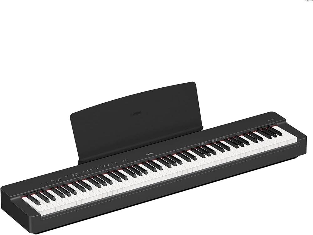 Yamaha P-225 Digital Piano 88 Graded Hammer Compact Keys 24 Voices Black