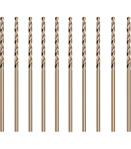 High Speed Steel Twist Drill Bit, 8.2mm Fully Ground Black Oxide 115mm Long 4pcs - View #9