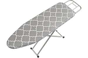 Ironing Board Cover and Pad - Thick Cotton Padding Sleeve Mat - Scorch and Stain-Resistant Iron Table Cover with Adjustable S