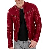 DECIMAL Men's Black & BROWN Genuine Lambskin Leather Biker Jacket VINTAGE REAL MOTORCYCLE JACKETS FOR MEN