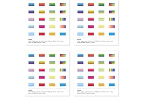 NZELSW 80 Piece Color Gradient Lens Filter Set for Casio F91W Watch, 20 Varieties High-Clarity Screen Protectors, Easy to Ins