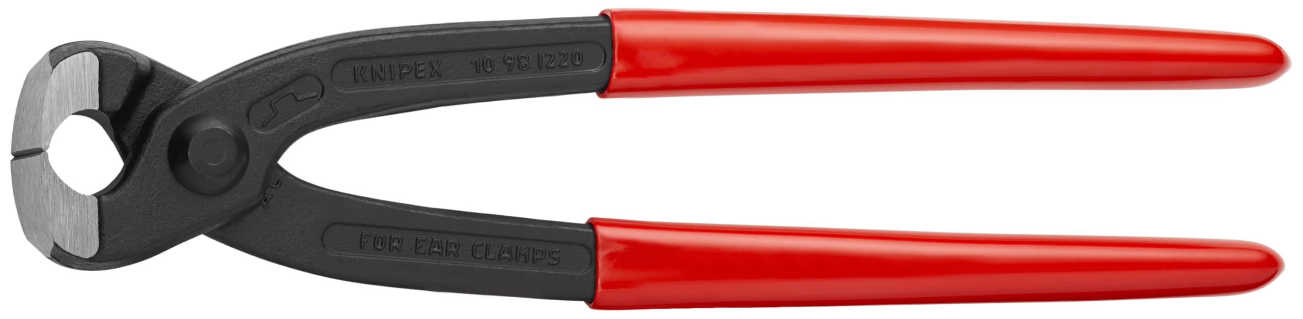 KNIPEX Ear Clamp Pliers with Plastic Coating 220 mm, 10 98 I220