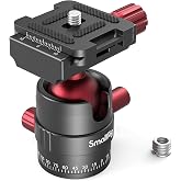 SmallRig 360 Rotating Panoramic Tripod Ball Head, Max Load 5kg / 11lbs | 360 Ballhead with 1/4 inch Quick Shoe Plate, for Tripod Monopod Slider DSLR Camera Camcorder