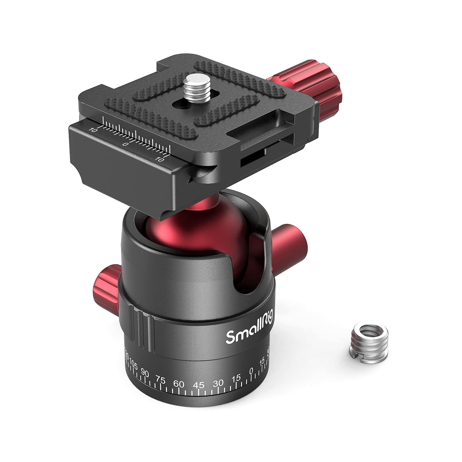 SMALLRIG Tripod Ball Head 360 Degree Rotating Panoramic Ball head Compatible Arca Swiss with Quick Release Plate 1/4 Max.Load 5KG (3034)