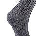 Eternities Men's 3 Pack Thermal Thick Knitting Winter Fall Wool Crew Socks