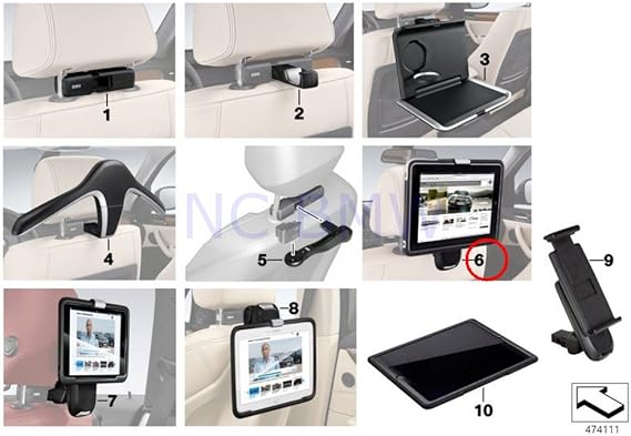 Держатель ipad bmw