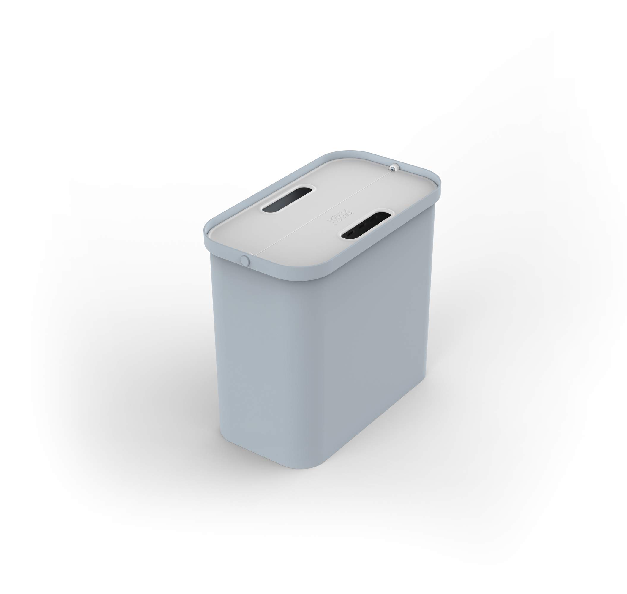 Joseph Joseph GoRecycle Dual Compartment, Easy Empty 28-Litre Recycling Caddy Ideal for Glass, Paper, Metal and Plastic