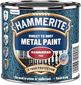 Hammerite 5092961 Metal Paint Red Hammered 250ml Direct to Rust