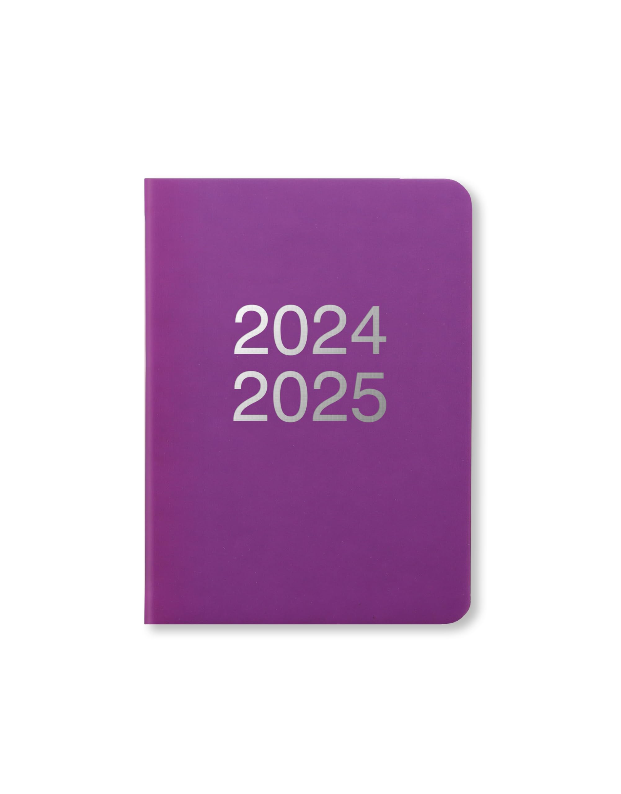 Letts of London Dazzle A6 academic 2024/2025 week to view diary - Purple