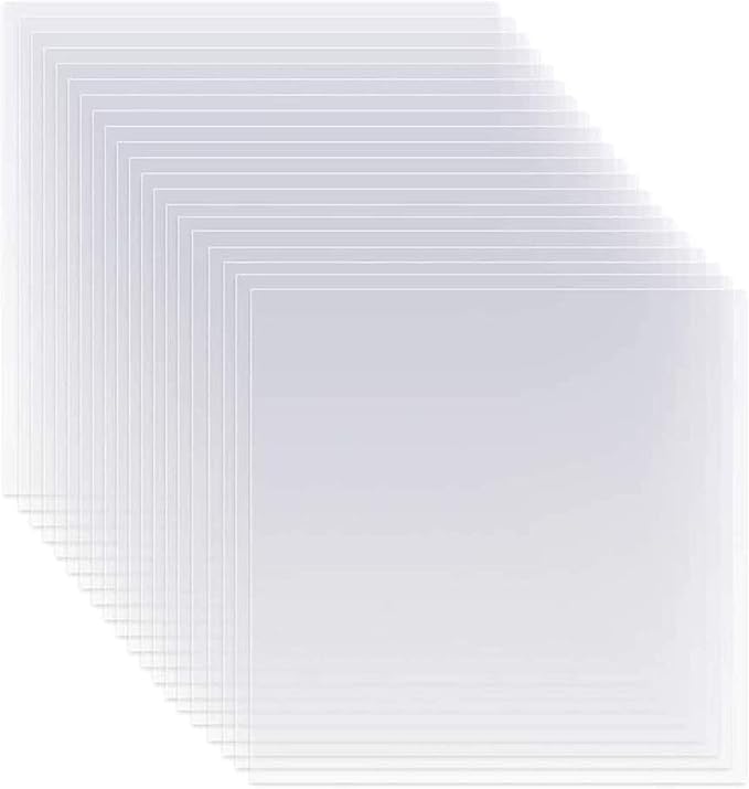 15PCS 6 Mil Thickness Blank Stencil Sheets OEEKOI Clear Mylar