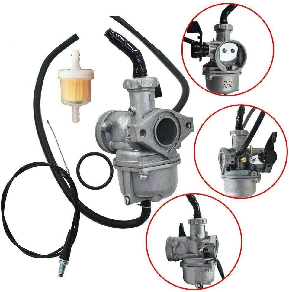 Compatible with Carburetor with Throttle Cable for Honda