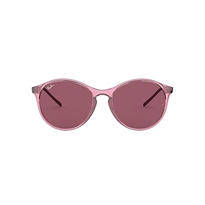 Ray-Ban Women's Round Sunglasses, Transparent Pink, Dominican