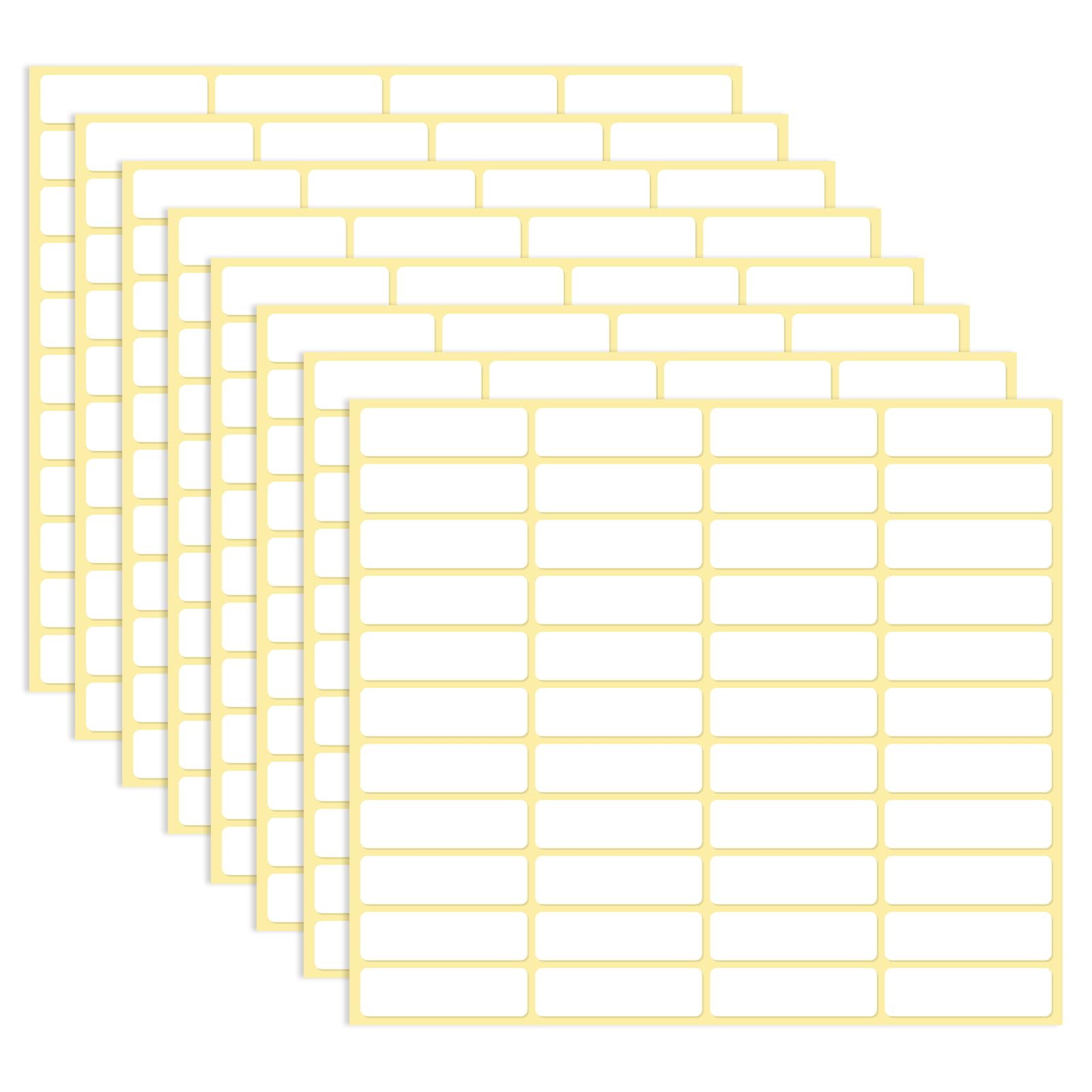 1980 Pcs Blank File Folder Labels 0.5x1.75 Inch