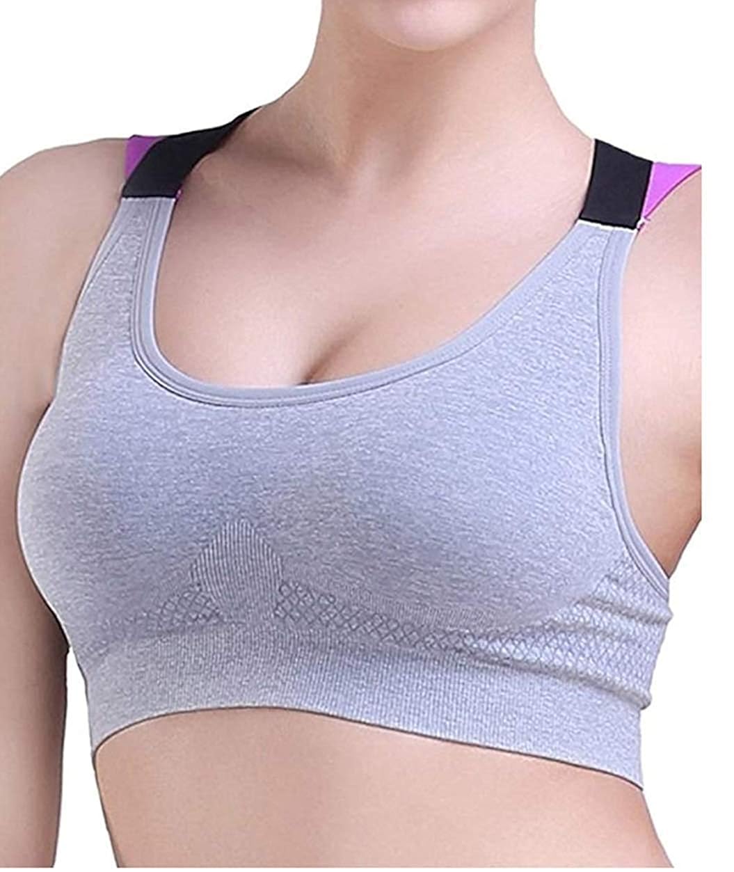Buy Racerback Padded Sports Bra for Sports Gym Yoga, Dancing, Workout