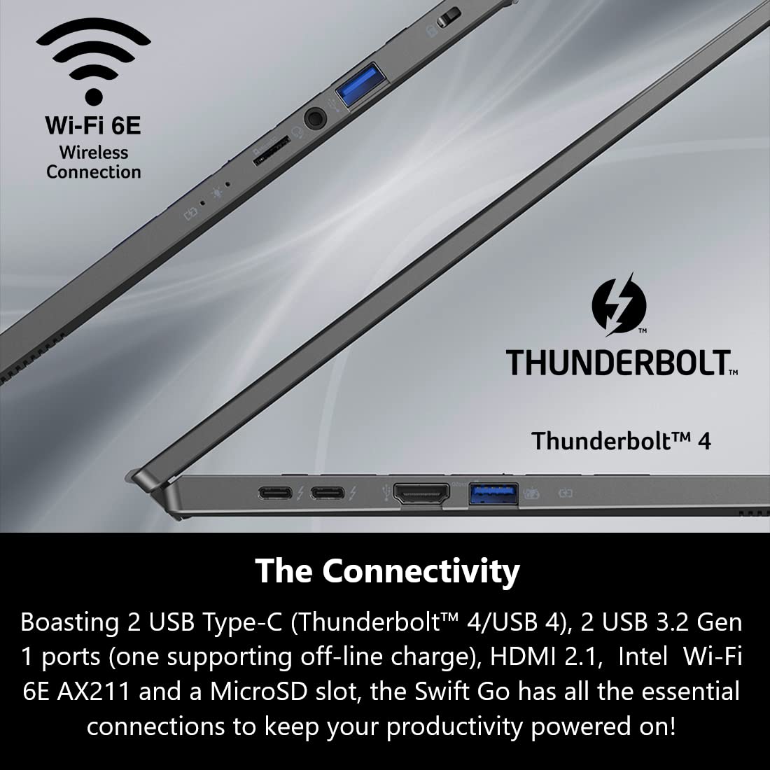 Acer Swift Go 16 Thin & Light Laptop | 16