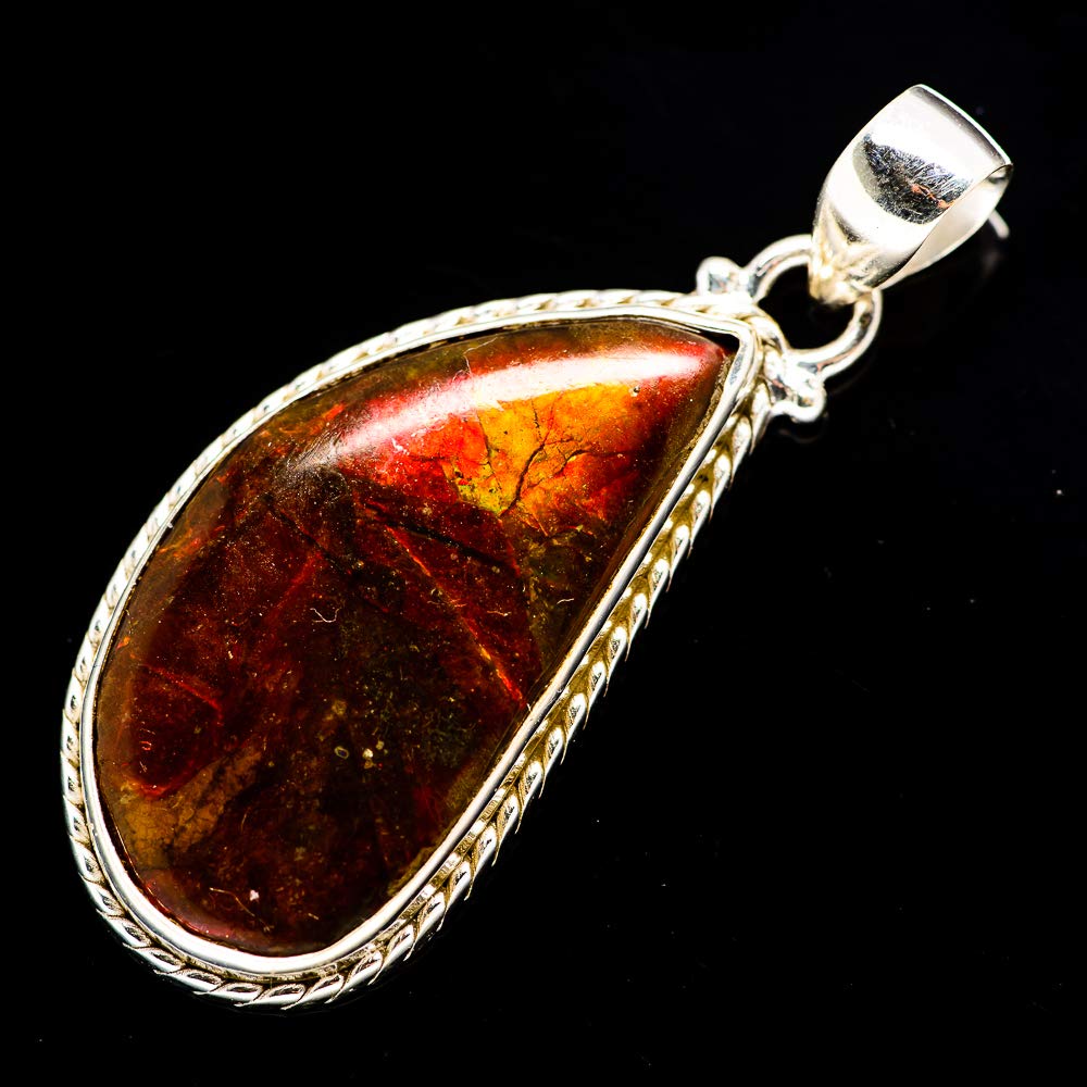 Free Delivery Ana Silver Co Ammolite Pendant 2 925 Sterling Silver Handmade Jewelry Bohemian Vintage Pd Clothing Export Outlet Mlnmc In