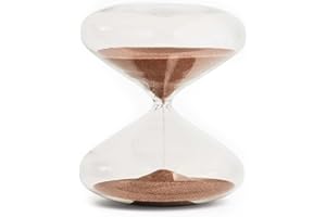 Intelligent Change Mindful Focus 30 Minute Hourglass - Hourglass Sand Timer for Productivity, Mindfulness, and Time Management - for Studying or Relaxation Breaks - Minimalist Home or Office Décor