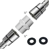 ZOTTI Shower Hose Extension Bracket 1/2" Chrome Plated Brass Rust Proof view 3