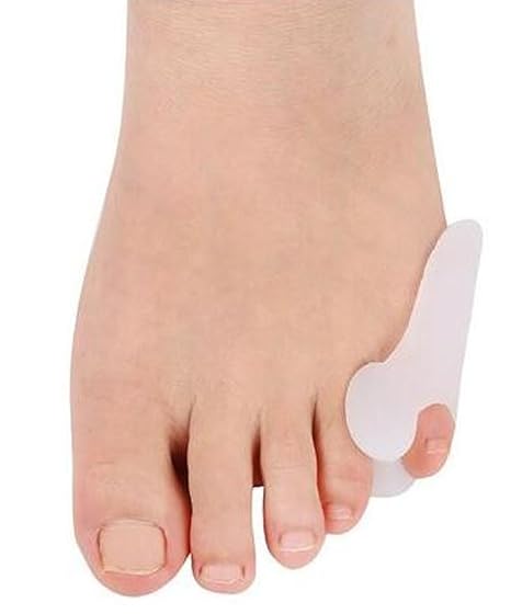 Zehenspreizer KLEINER ZEH aus Silikon Gel Hallux Valgus Damen Herren KINDER PREMIUMQUALITÄT Behandlung Ballenschutz (1)