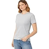 T-Shirts for Women | 100% Cotton Casual Short Sleeve Crew Neck T-Shirts for Women Grey