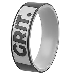 ThunderFit Silicone Wedding Ring Unisex, Laser