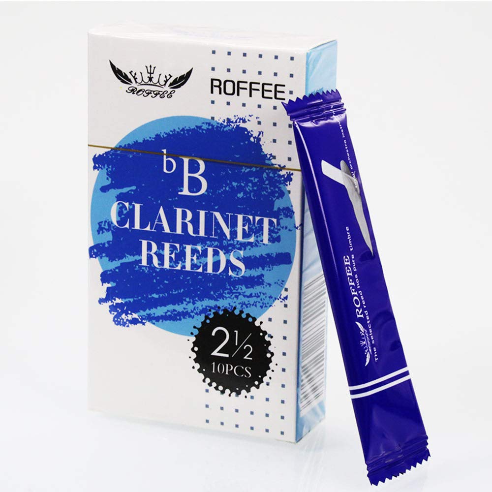 Photo 1 of ROFFEE Bb clarinet reeds strength 2.5,10 pcs/box,individual packing