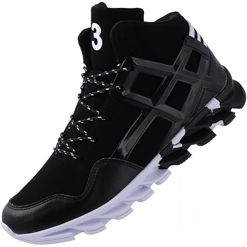 JOOMRA Men's Stylish Sneakers High Top Athletic-Inspired Shoes