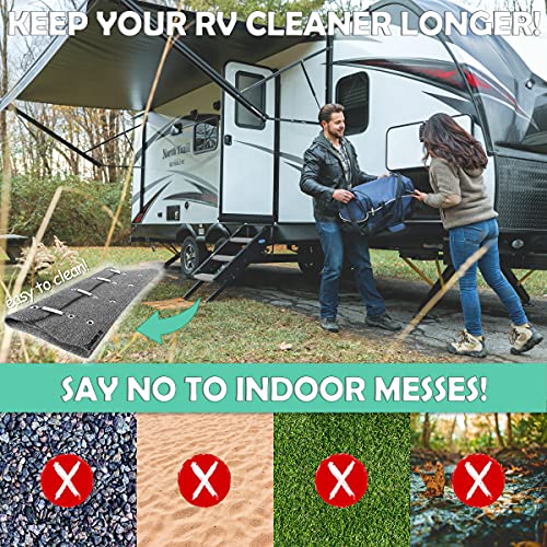 LATCH.IT RV Step Covers 3 Pack 22" Wide Camper Step Covers for Radius