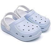 OWIF Boys Girls Toddler Clogs Little Kids Slip on Slides Sandals Truck Car Bunny Summer Water Shoes Garden Beach Pool Outdoor Bathing Shower Slippers