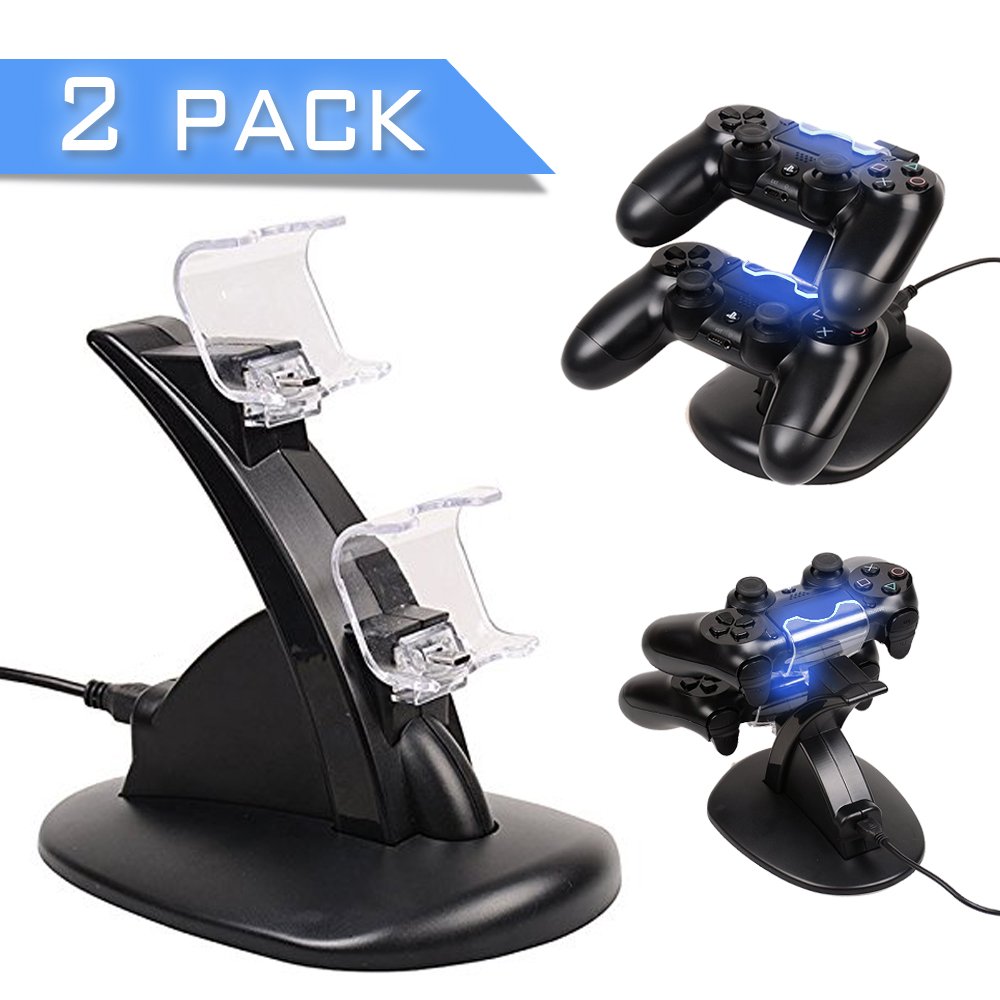 Dualshock 4 Charging Stand [2 PACK],2win2buy Dual PS4
