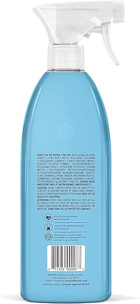 METHOD ALL NATURAL SURFACE CLEANING SPRAY – 28OZ VARIETY PACK – (SHOWER, BATHROOM AND GLASS)