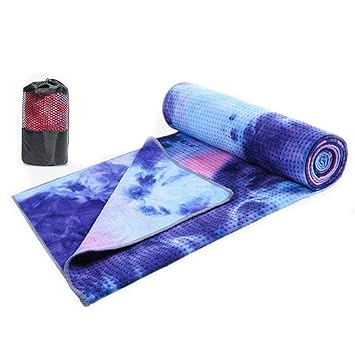 Luckyin Toalla Yoga Mat Microfibra Bikram Toalla de Yoga ...