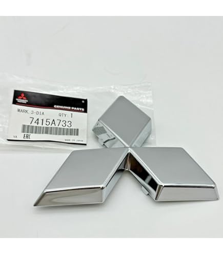 Amazon.com: Genuine Mitsubishi Triple Diamond Emblem Chrome Front