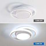 Comely LED Ceiling Light 32W 2350LM Cool White 6500K Round 27cm White view 2